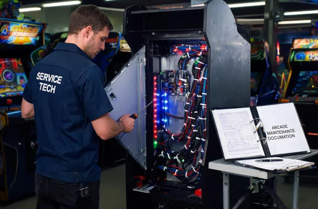 Service technician cabinet