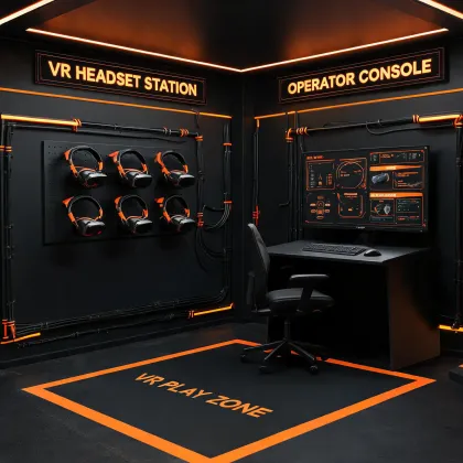VR attraction bay